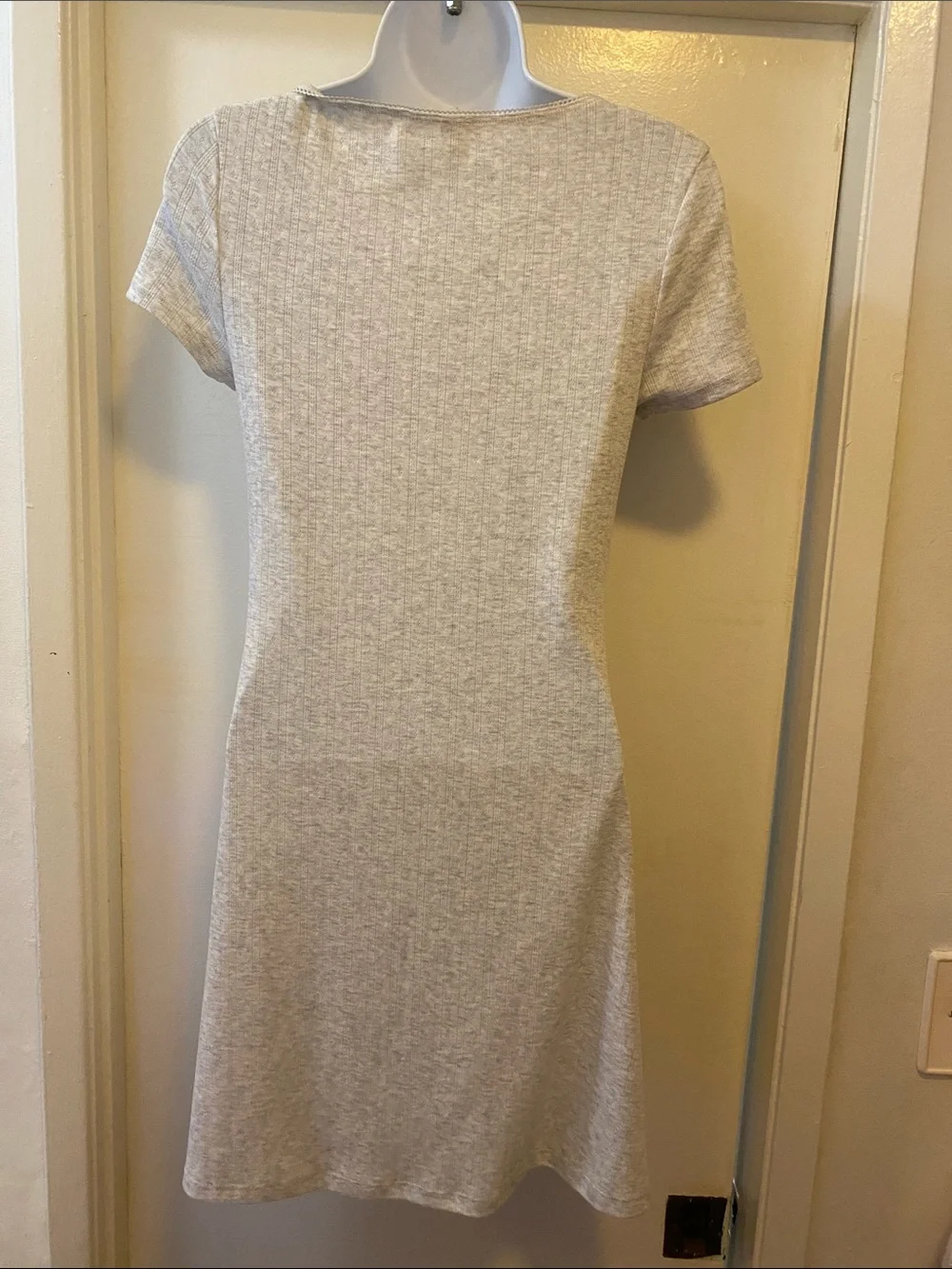 H&M Light Heather Gray Short Sleeve Sleep Chemise